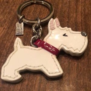 Coach Scottie Dog Key Chain